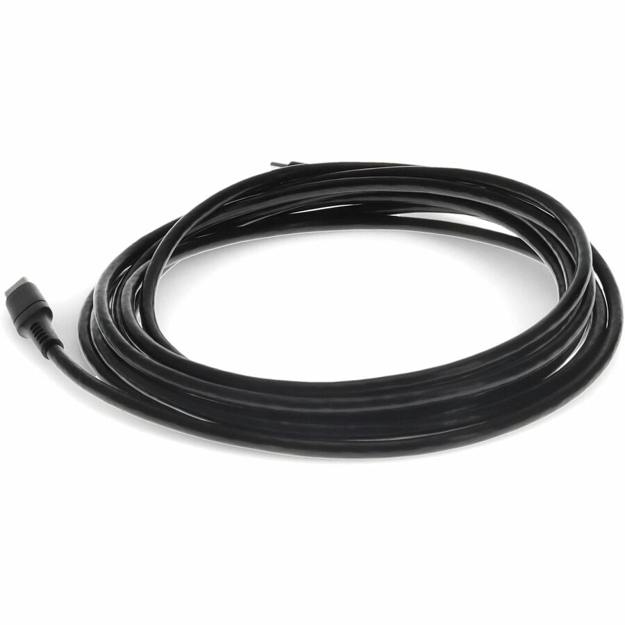 10ft (3m) USB-C Male to USB-C Male USB 2.0 Sync and Charge Black Cable