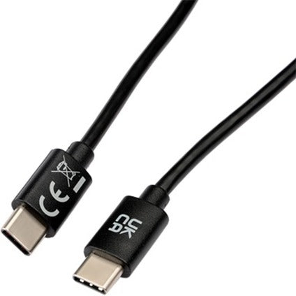 V7 USB-C Male to USB-C Male Cable USB 2.0 480 Mbps 3A 1m/3.3ft Black