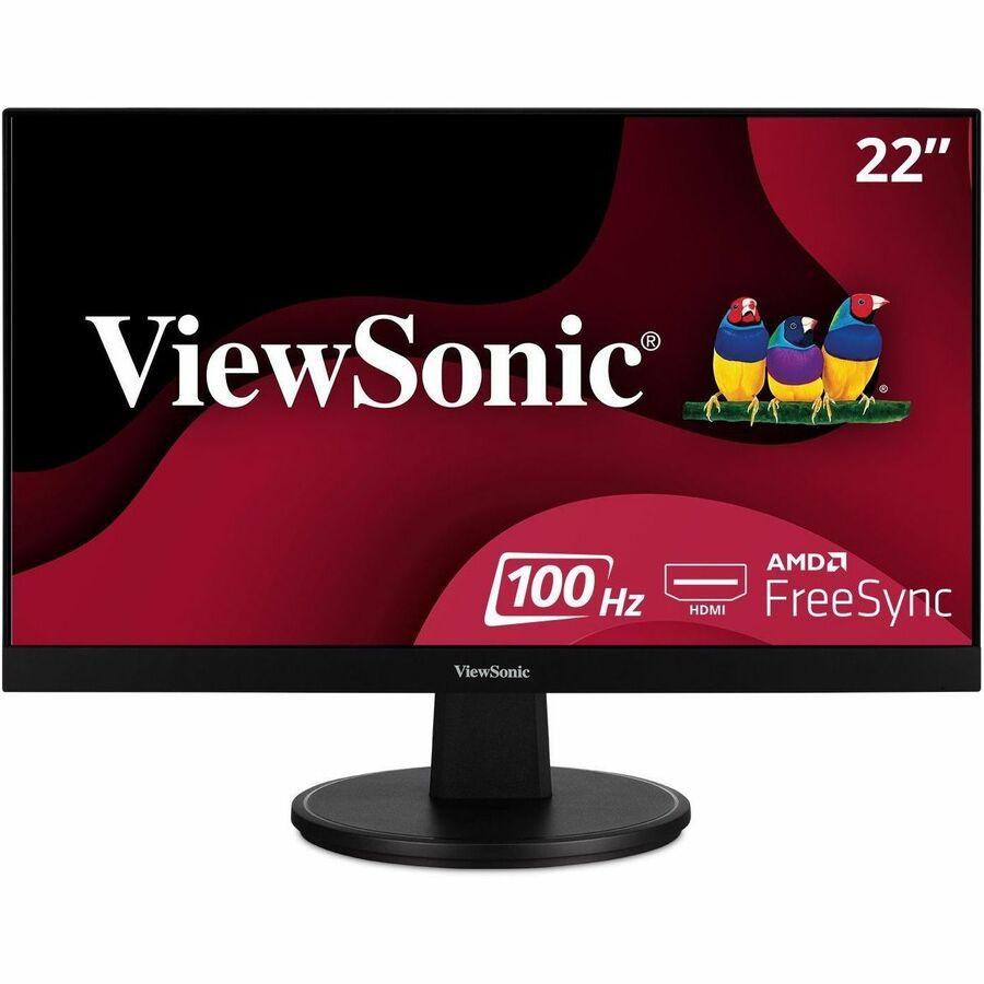 ViewSonic VA2247-MH 22 Inch Full HD 1080p Monitor with 100Hz, FreeSync, Ultra-Thin Bezel, Eye Care, HDMI, VGA Inputs for Home and Office