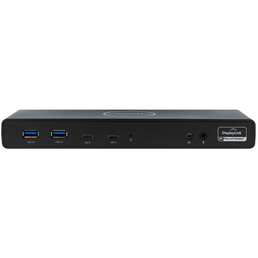 VisionTek VT4510 USB 3.0 & USB-C Dual Display 4K 100W Power Delivery Docking Station