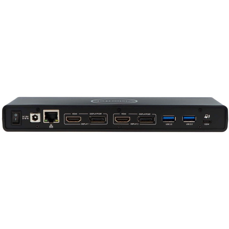 VisionTek VT4510 USB 3.0 & USB-C Dual Display 4K 100W Power Delivery Docking Station