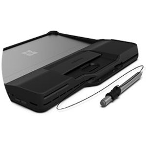 Kensington BlackBelt Rugged Case with Integrated Smart Card Reader (CAC) for Surface Pro 8