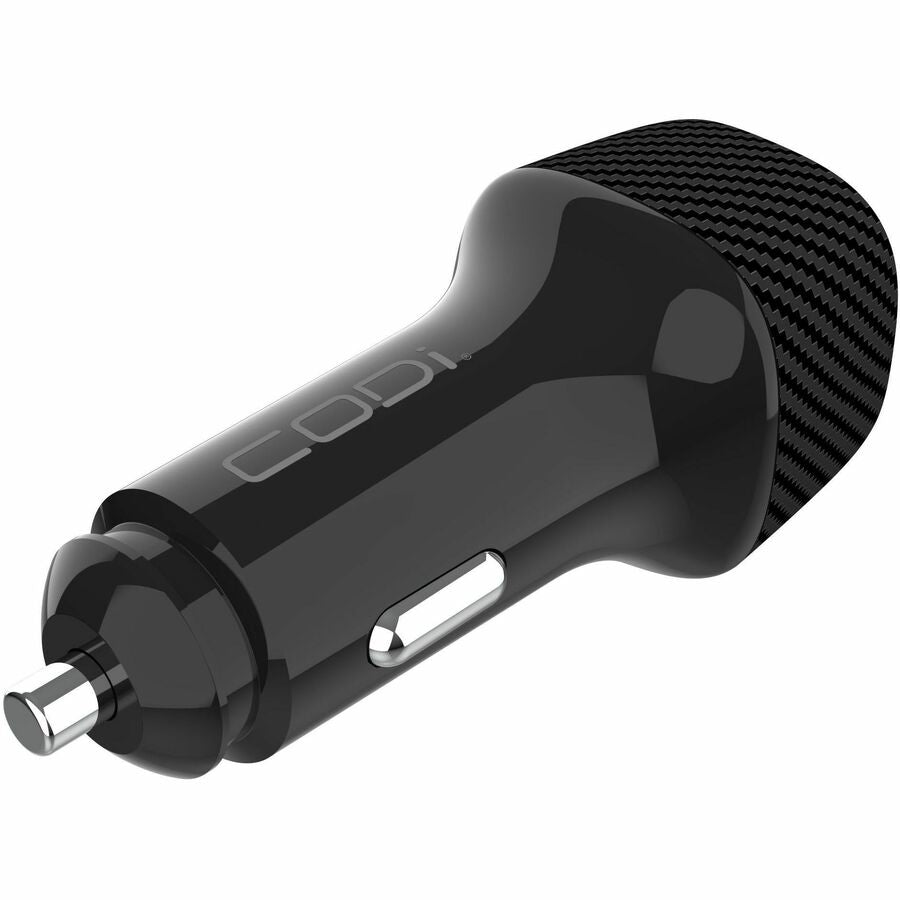 CODi Dual Port 20W Car Charger/Auto Adapter (USB-C, USB-A Outputs)