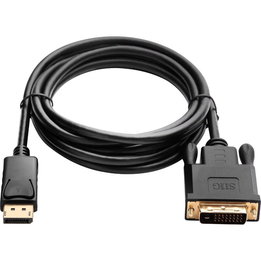 SIIG DisplayPort to DVI 6ft Cable