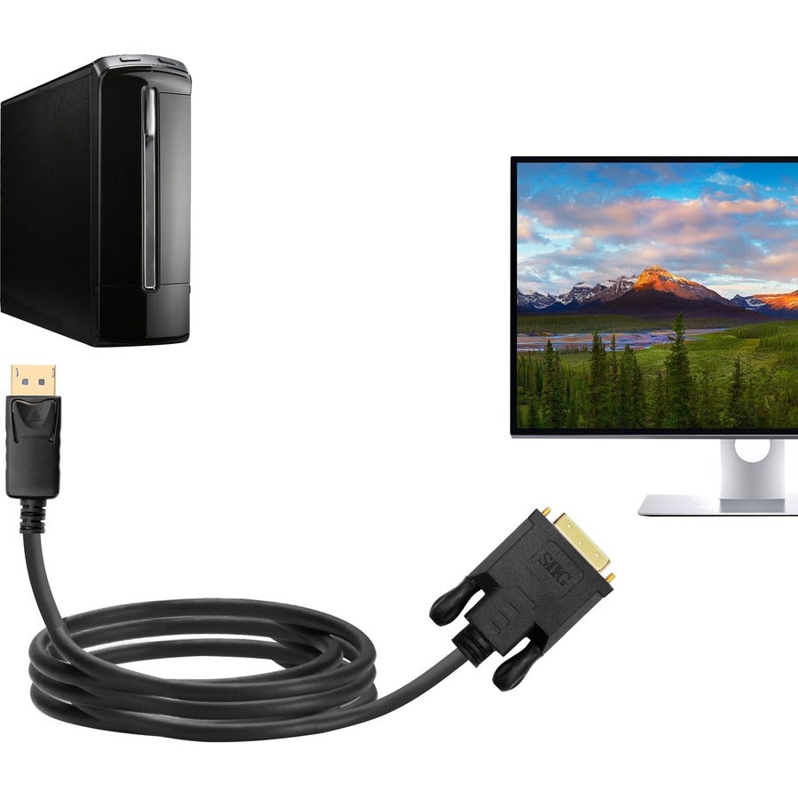 SIIG DisplayPort to DVI 6ft Cable