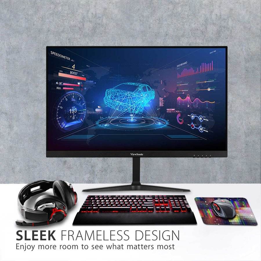 ViewSonic OMNI VX2418-P-MHD 24 Inch 1080p 1ms 165Hz Gaming Monitor with FreeSync Premium, Eye Care, HDMI and DisplayPort