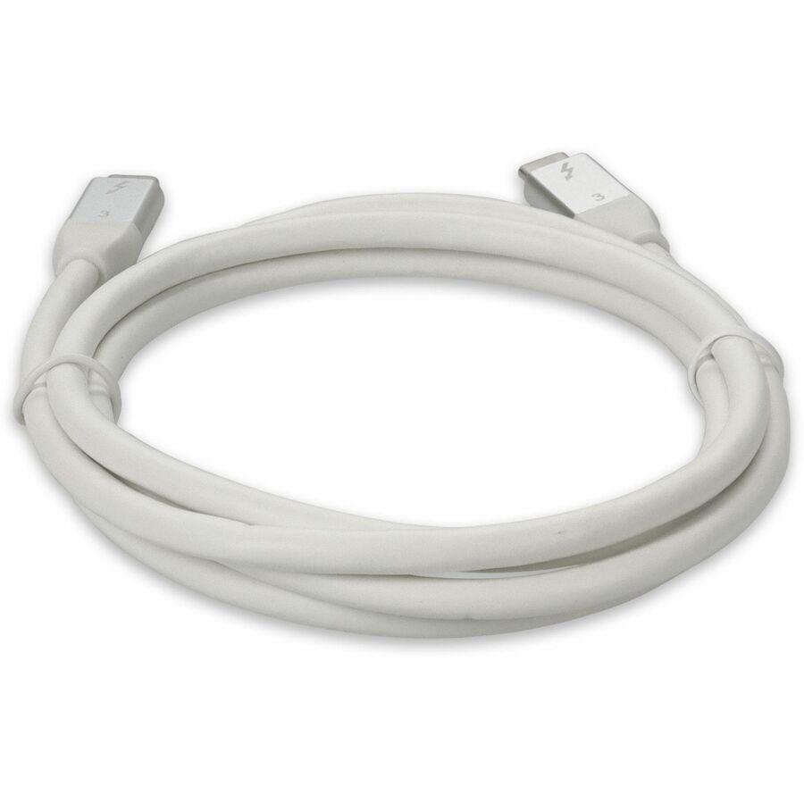 3ft (1m) USB-C 3.1 Male to Male Thunderbolt-compatible Sync and Charge White Cable