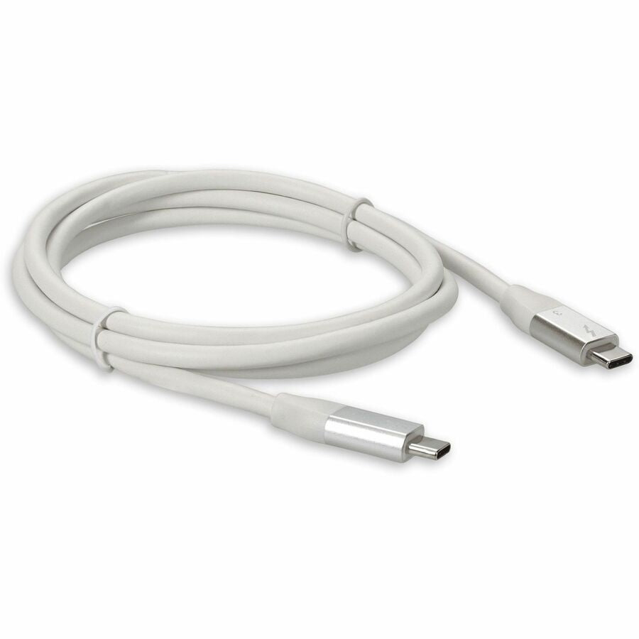 3ft (1m) USB-C 3.1 Male to Male Thunderbolt-compatible Sync and Charge White Cable