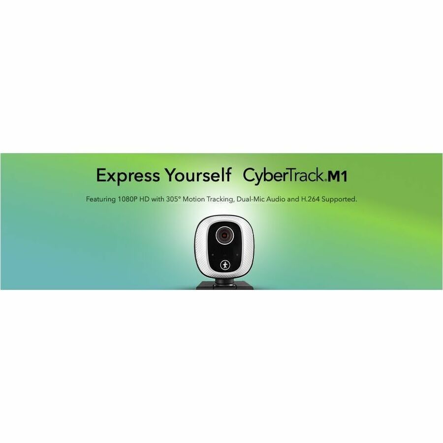 Adesso CyberTrack M1 Webcam - 2.1 Megapixel - 30 fps - USB 2.0