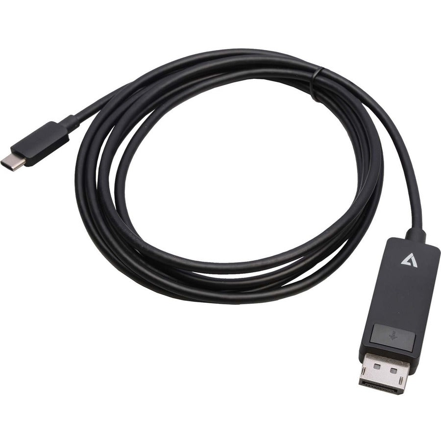 V7 USB-C Male to DisplayPort 1.4 Male 32.4 Gbps 8K/4K UHD