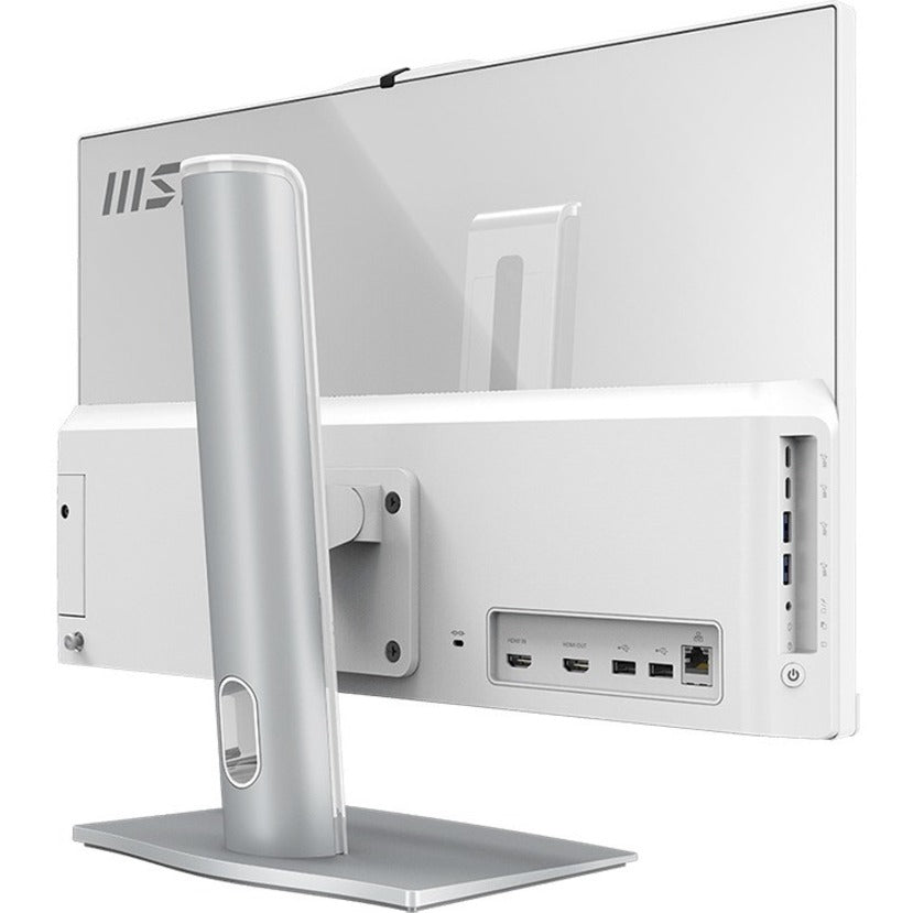 MSI Modern AM242TP 12M-056US All-in-One Computer - Intel Core i5 12th Gen i5-1240P - 8 GB - 512 GB SSD - 23.8? Full HD Touchscreen - Desktop - White