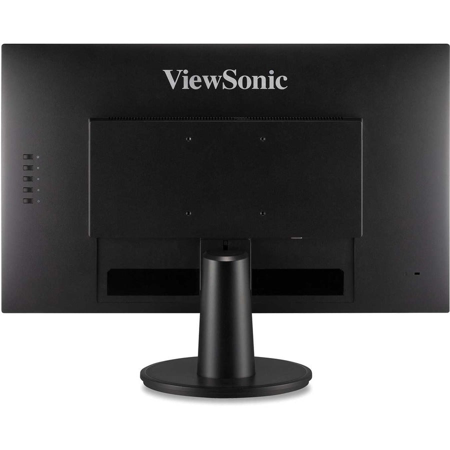 ViewSonic VA2447-MHU 24 Inch Full HD 1080p USB C Monitor with Ultra-Thin Bezel, AMD FreeSync, 100Hz, Eye Care, 15W Charging, HDMI, and VGA Inputs for Home and Office