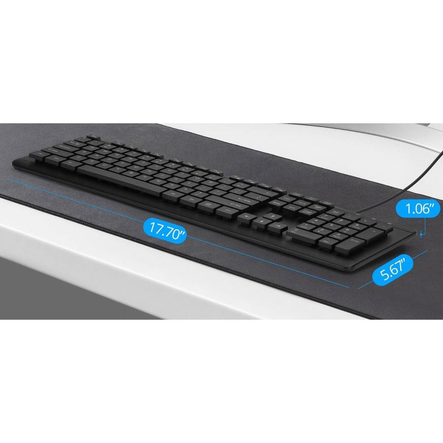 SIIG Industrial Grade Washable & Dustproof USB Multimedia Keyboard