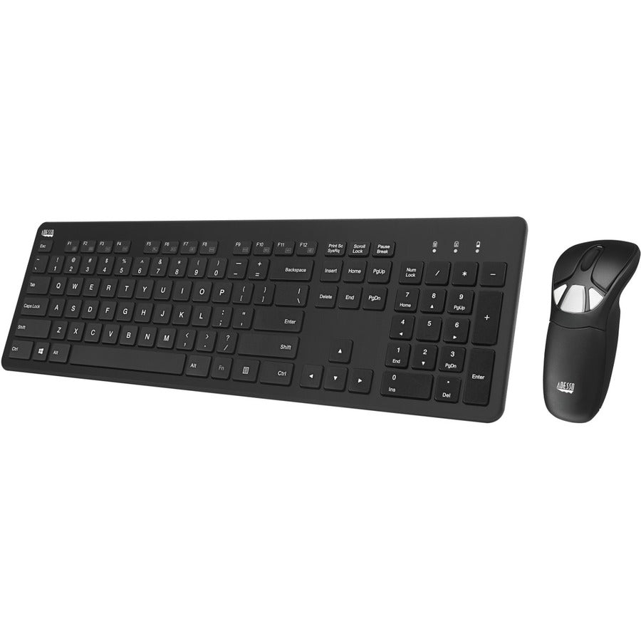 Adesso Air Mouse Go Plus With Full Size Keyboard