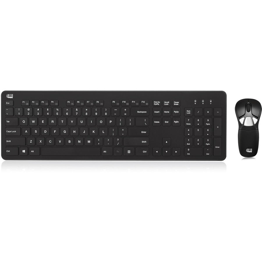 Adesso Air Mouse Go Plus With Full Size Keyboard