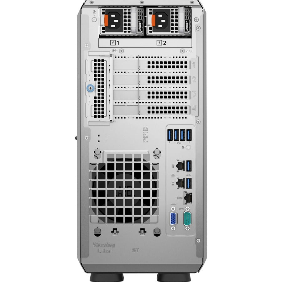 Dell EMC PowerEdge T150 4U Mini-tower Server - 1 x Intel Xeon E-2314 2.80 GHz - 8 GB RAM - 480 GB SSD - Serial ATA, Serial Attached SCSI (SAS) Controller