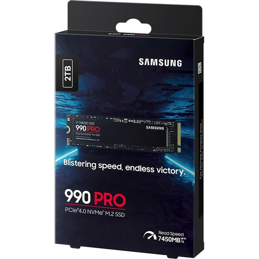 Samsung 990 PRO MZ-V9P2T0B/AM 2 TB Solid State Drive - M.2 2280 Internal - PCI Express NVMe (PCI Express NVMe 4.0 x4)