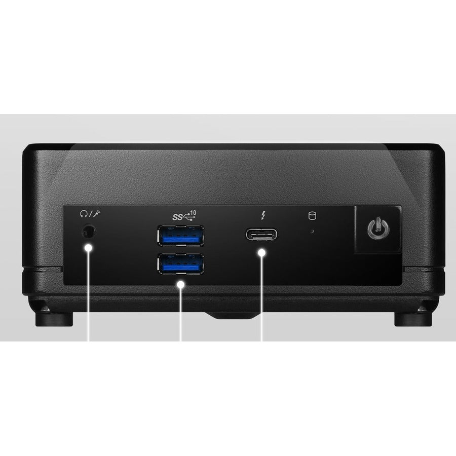 MSI Cubi 5 12M-028US NUC form factor Mini PC - Intel corei5-1235U - 8 GB - 512 GB SSD - WIN 11 PRO