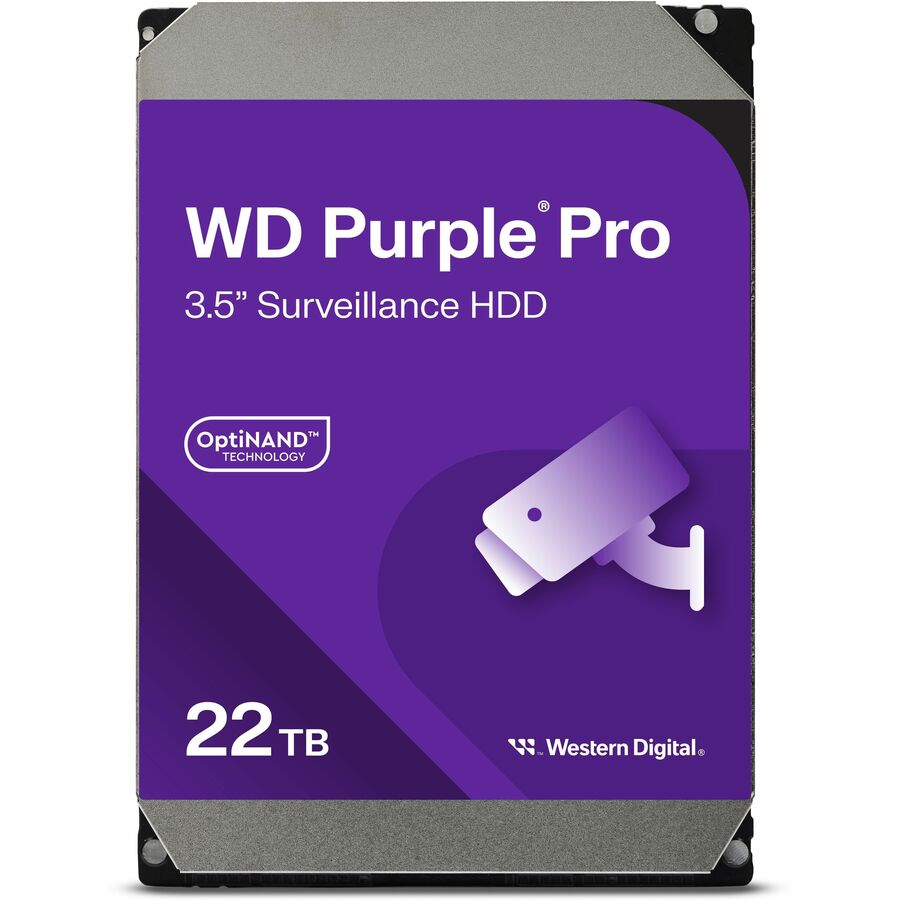 WD Purple Pro WD221PURP 22 TB Hard Drive - 3.5