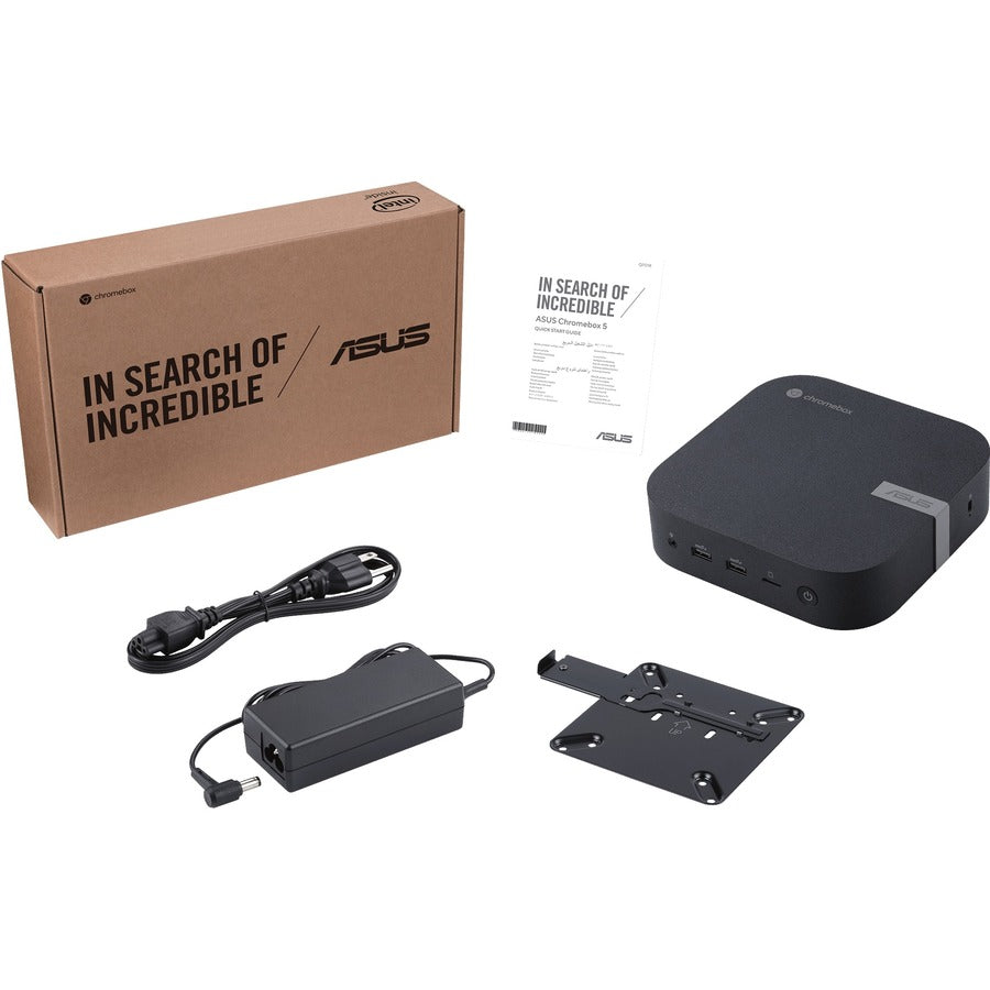 Asus Chromebox 5 Chromebox5-S3053UN Chromebox - Intel Core i3 12th Gen i3-1220P - 8 GB - 128 GB SSD - Mini PC - Eco Black