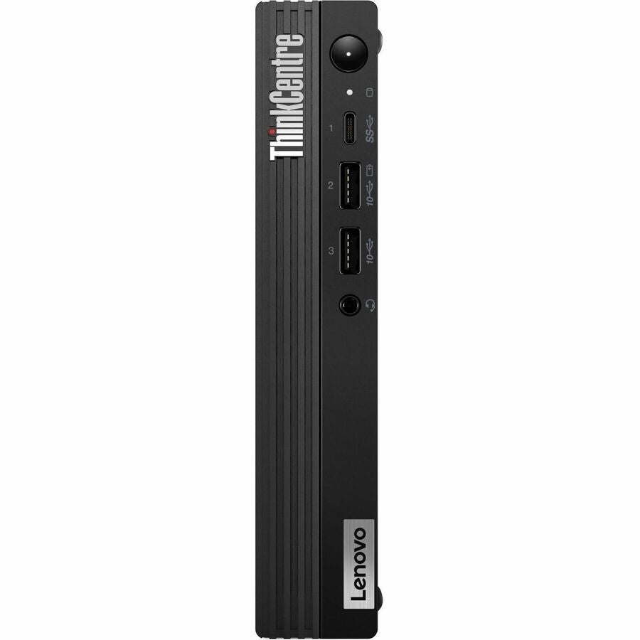 Lenovo ThinkCentre M70q Gen 3 11T300C0US Desktop Computer - Intel Core i5 12th Gen i5-12400T - 16 GB - 256 GB SSD - Tiny - Black