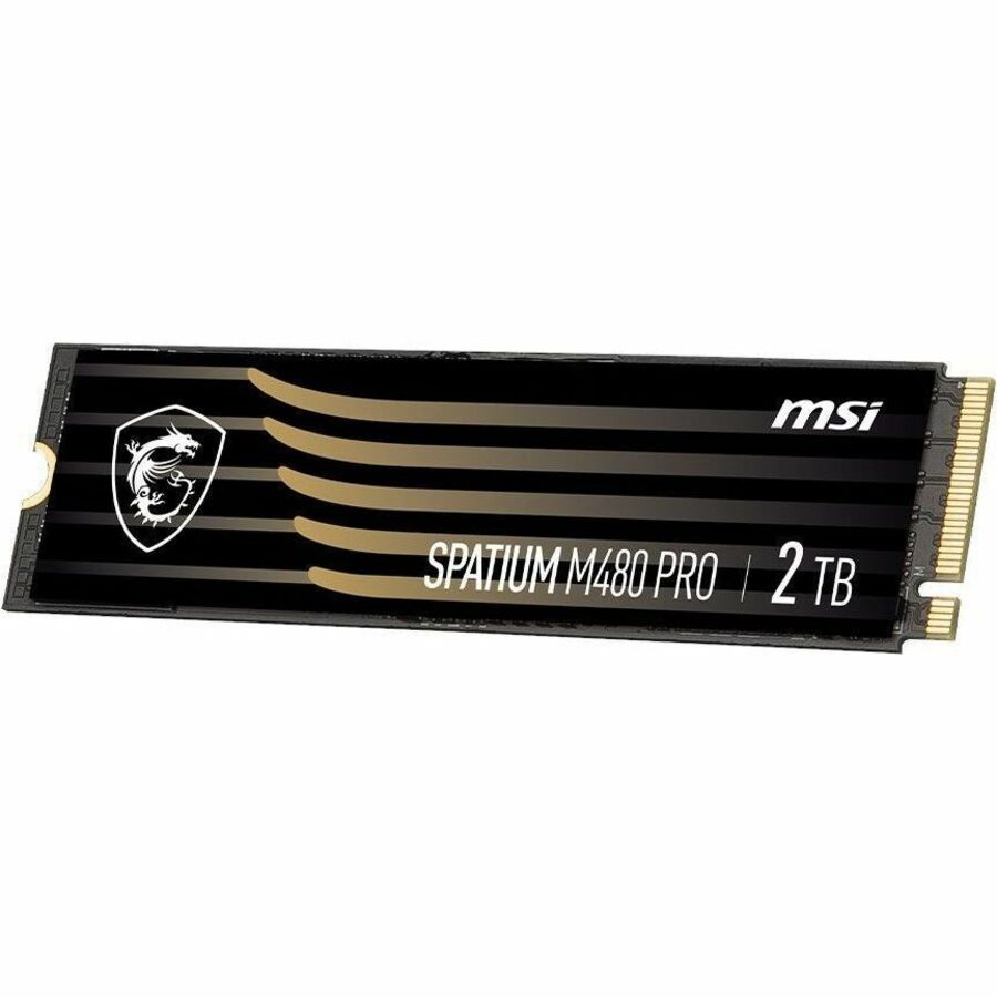 MSI SPATIUM M480 PRO 2 TB Solid State Drive - M.2 2280 Internal - PCI Express NVMe (PCI Express NVMe 4.0 x4)