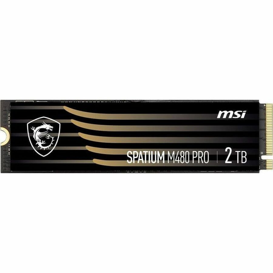 MSI SPATIUM M480 PRO 2 TB Solid State Drive - M.2 2280 Internal - PCI Express NVMe (PCI Express NVMe 4.0 x4)