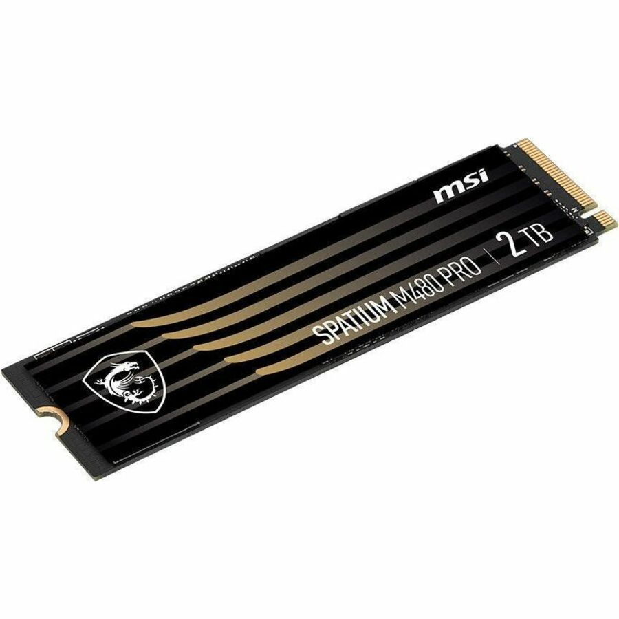 MSI SPATIUM M480 PRO 2 TB Solid State Drive - M.2 2280 Internal - PCI Express NVMe (PCI Express NVMe 4.0 x4)