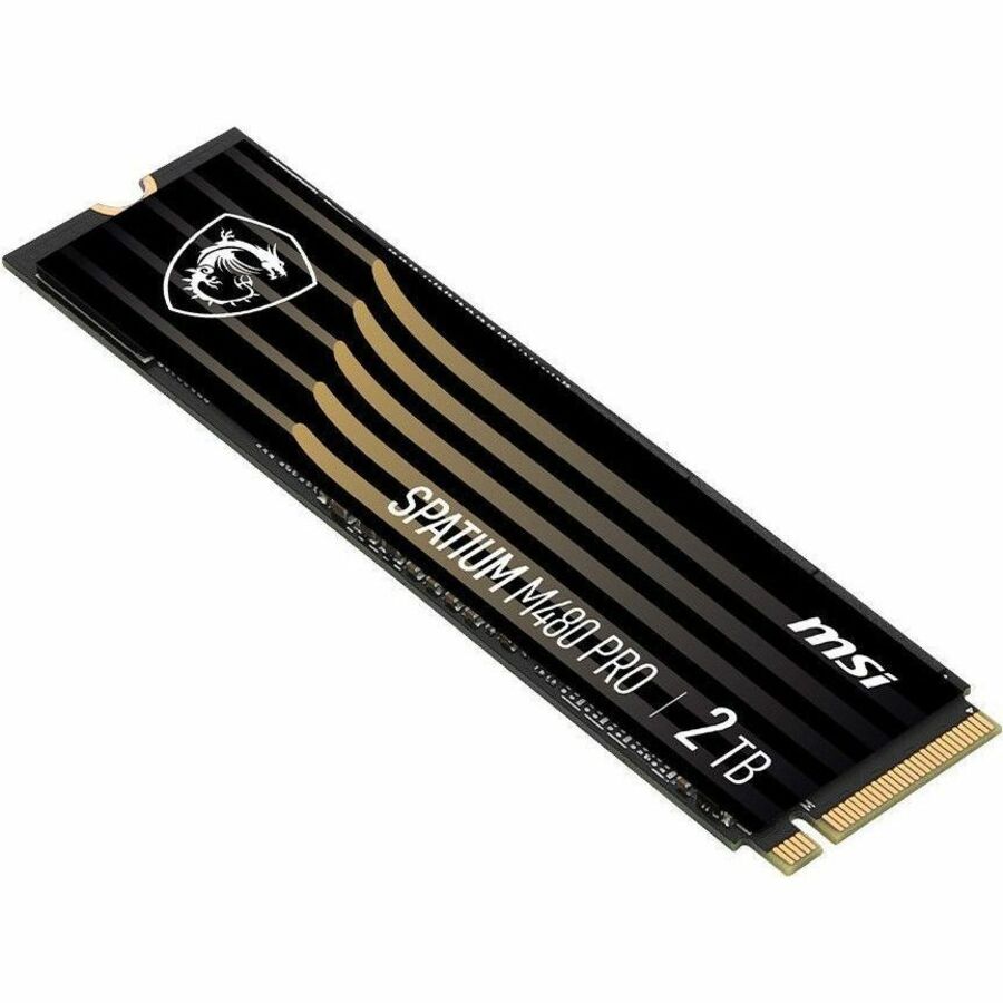 MSI SPATIUM M480 PRO 2 TB Solid State Drive - M.2 2280 Internal - PCI Express NVMe (PCI Express NVMe 4.0 x4)