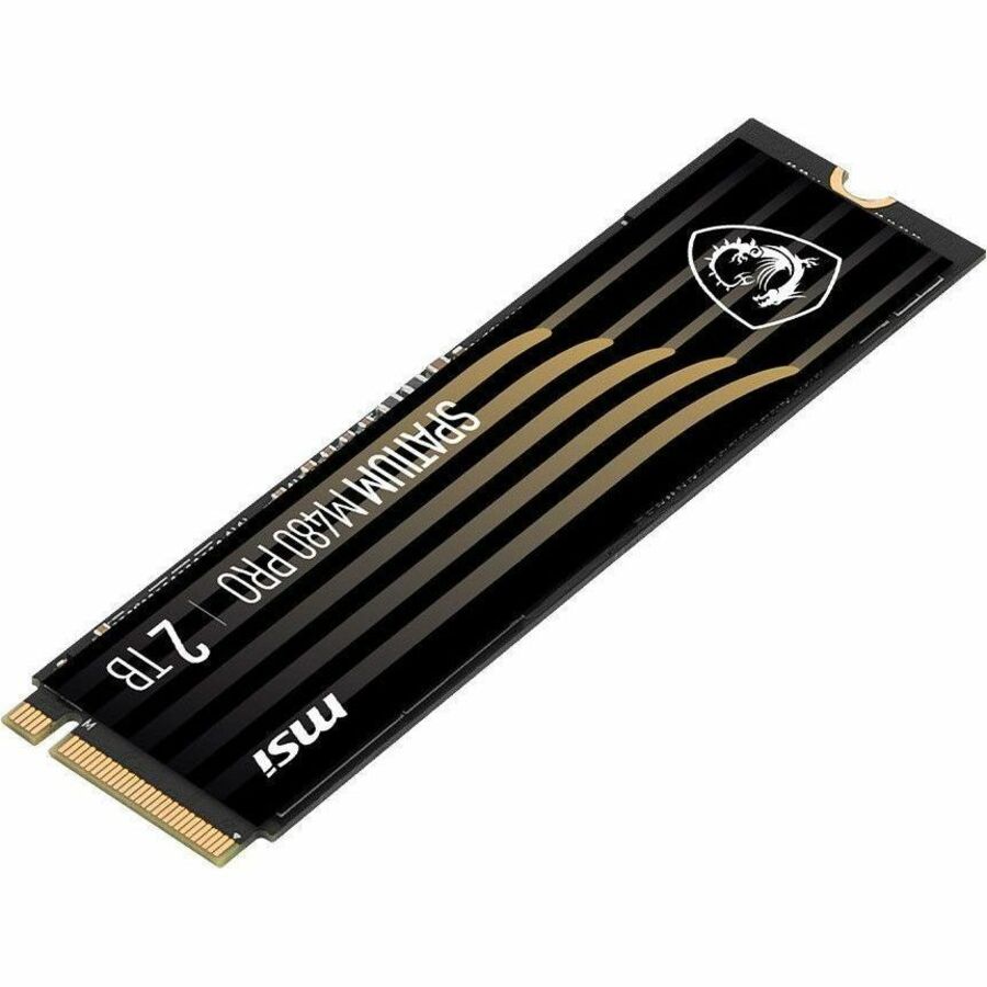 MSI SPATIUM M480 PRO 2 TB Solid State Drive - M.2 2280 Internal - PCI Express NVMe (PCI Express NVMe 4.0 x4)