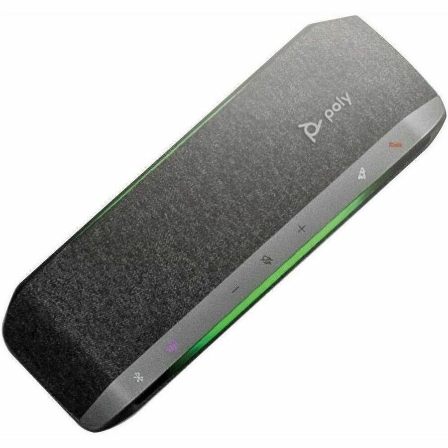 Poly Sync 40+ Wired/Wireless Bluetooth Speakerphone - Microsoft Teams - Silver