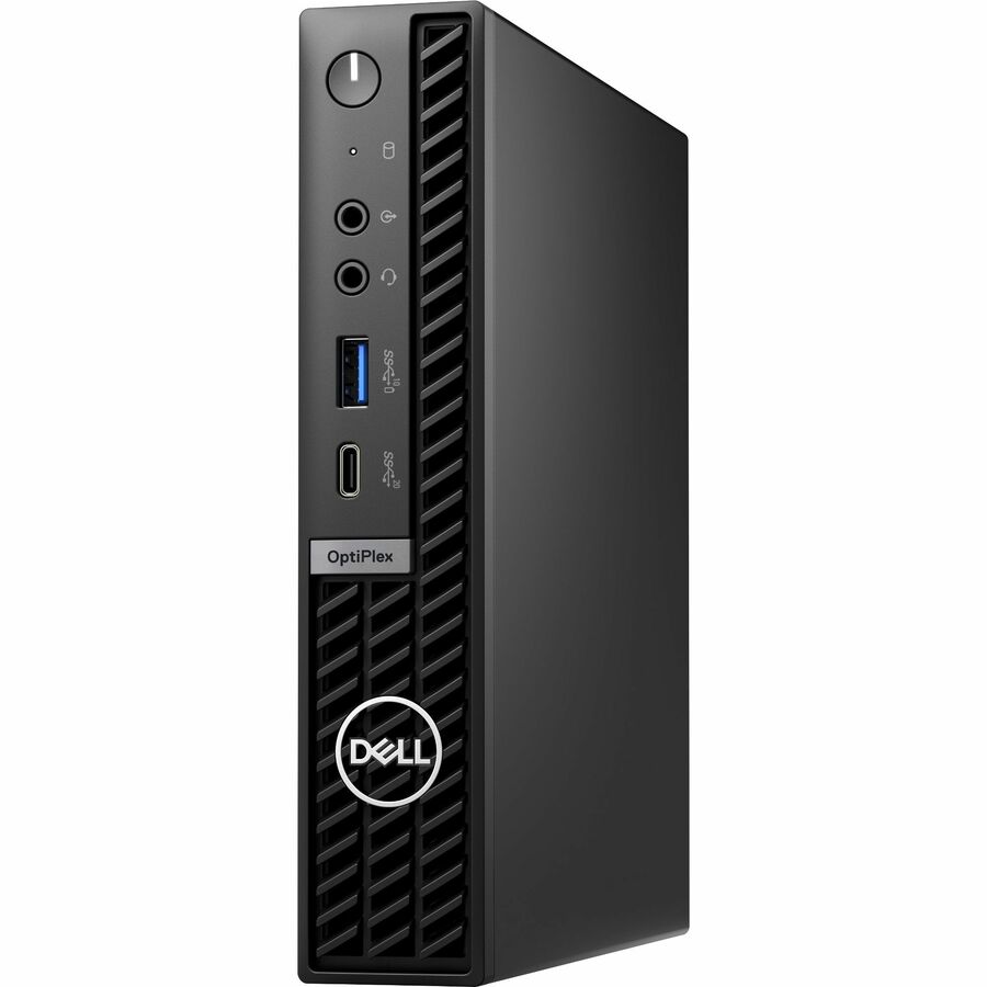 Dell OptiPlex 7000 7010 Desktop Computer - Intel Core i5 13th Gen i5-13500T - vPro Technology - 16 GB - 256 GB SSD - Micro PC - Black