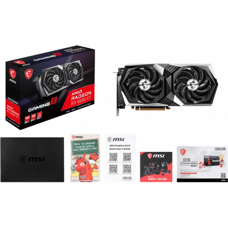 MSI AMD Radeon RX 6650 XT Graphic Card - 8 GB GDDR6