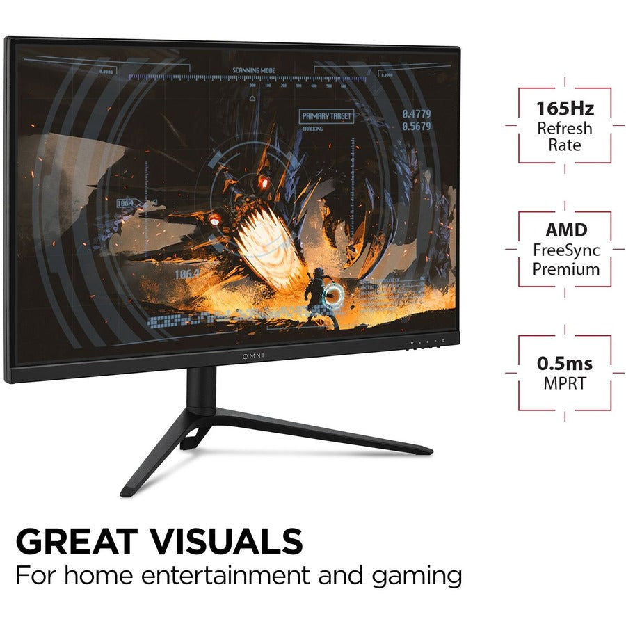 ViewSonic VX2728J 27 Inch Gaming Monitor 180hz 0.5ms 1080p IPS with FreeSync Premium, Advanced Ergonomics, HDMI, and DisplayPort