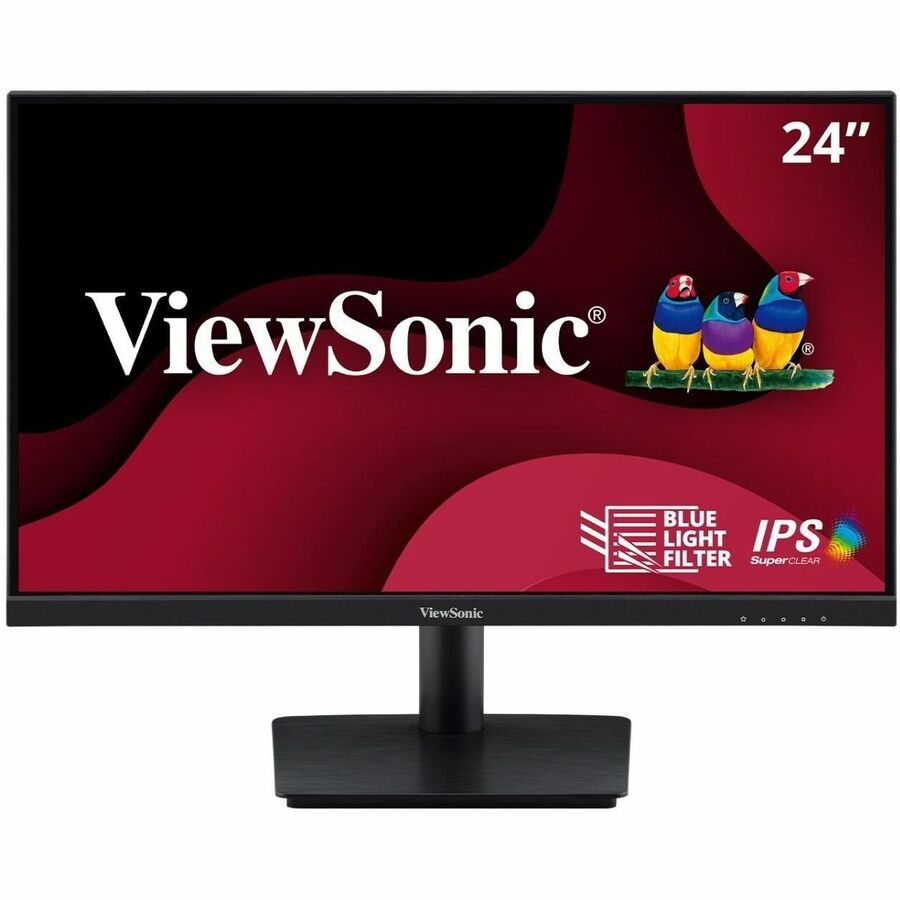 ViewSonic VA2409M 24 Inch IPS Full HD 1080p Monitor with Adaptive Sync, 75Hz, Thin Bezels, Eye Care, HDMI, VGA Inputs for Home and Office