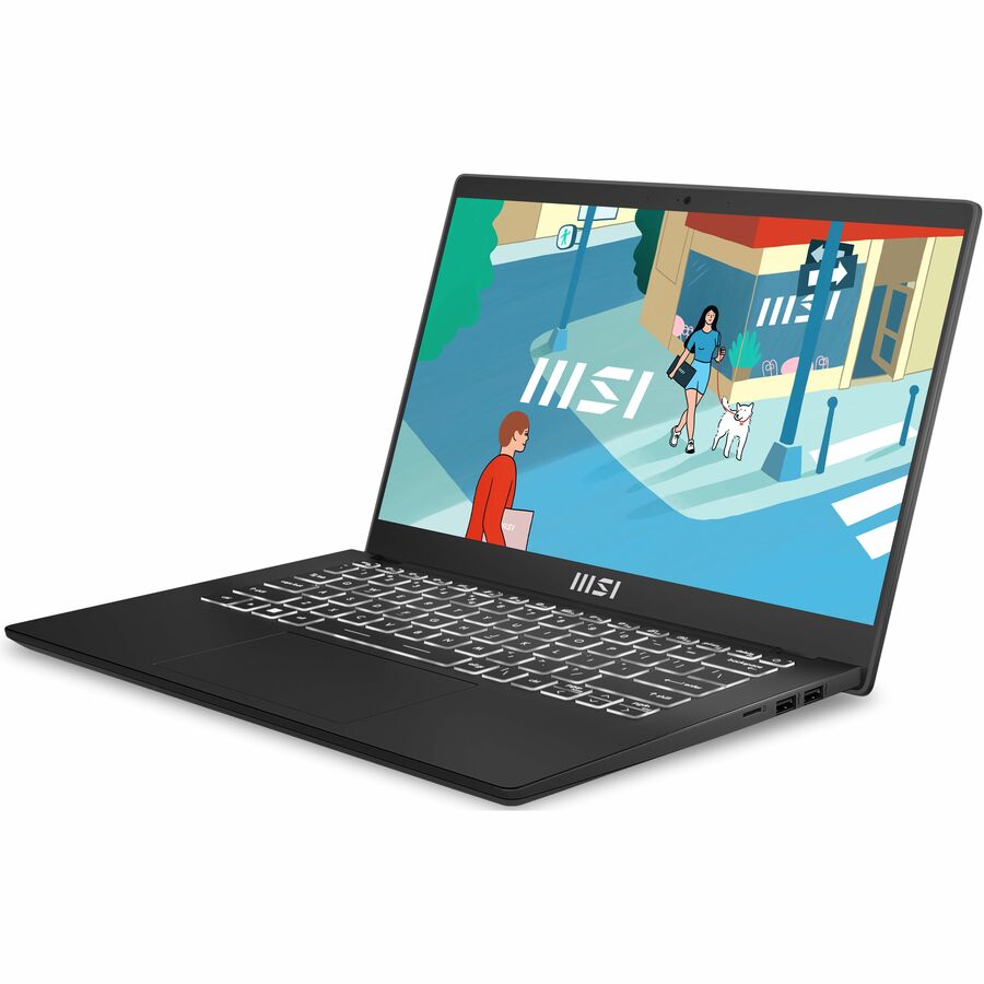 MSI Modern 14? Ultrabook Laptop, Intel Core i3-1215U, 8GB, 512GB SSD - Win 11 Home