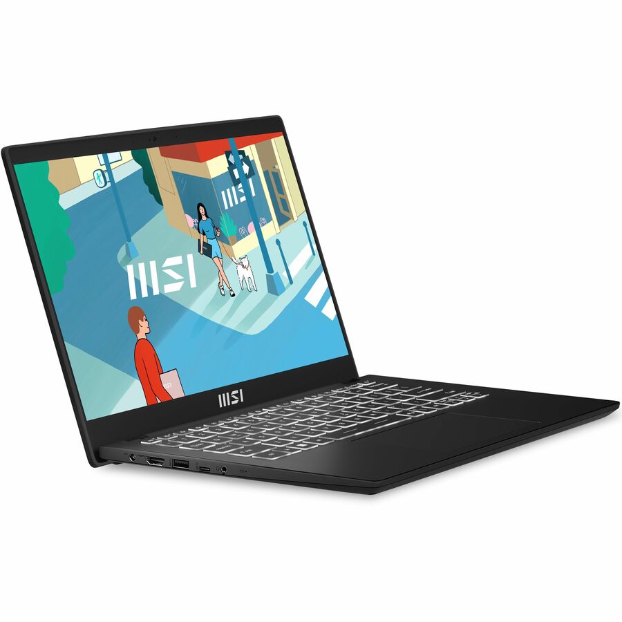 MSI Modern 14? Ultrabook Laptop, Intel Core i3-1215U, 8GB, 512GB SSD - Win 11 Home