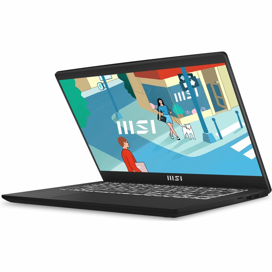 MSI Modern 14? Ultrabook Laptop, Intel Core i3-1215U, 8GB, 512GB SSD - Win 11 Home