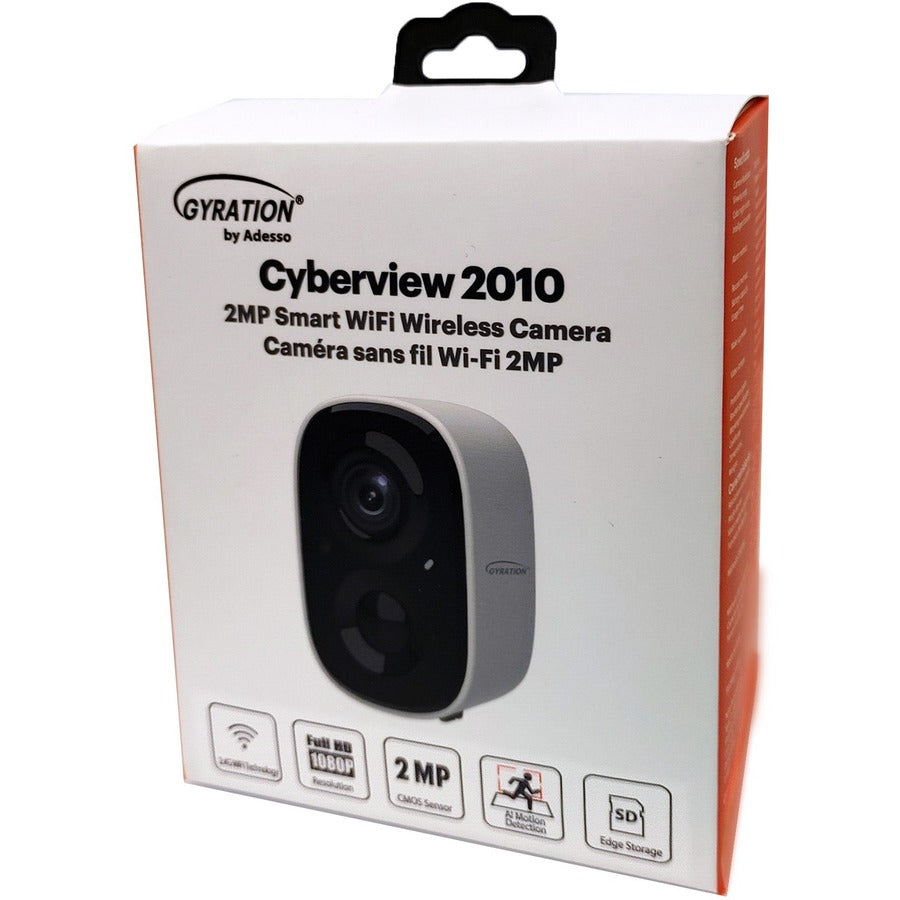 Gyration Cyberview Cyberview 2010 2 Megapixel Indoor/Outdoor Full HD Network Camera - Color - White