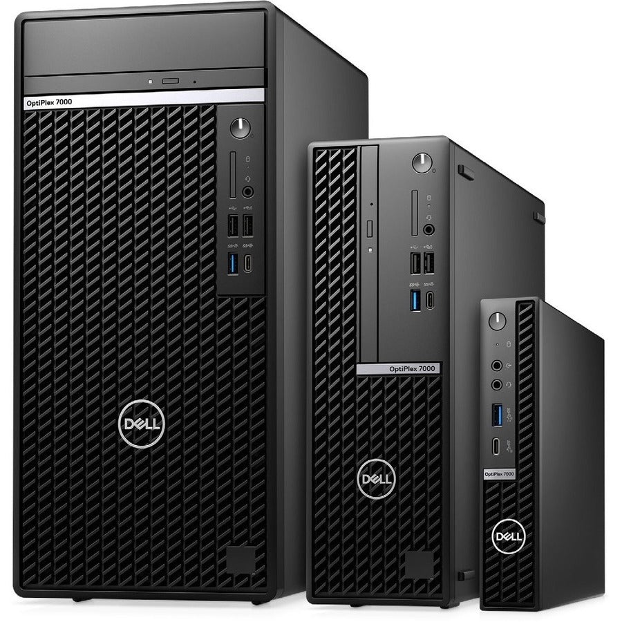 Dell OptiPlex 7000 7010 Desktop Computer - Intel Core i5 13th Gen i5-13500 - vPro Technology - 8 GB - 256 GB SSD - Small Form Factor - Black