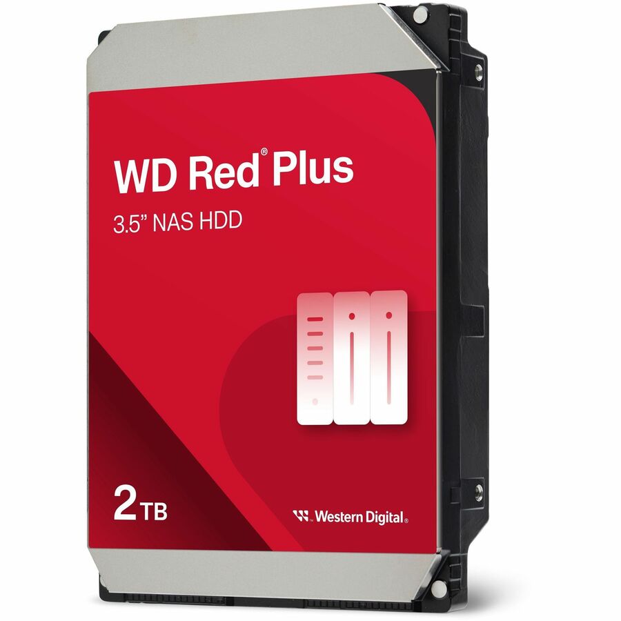 WD Red Plus WD20EFPX 2 TB Hard Drive - 3.5