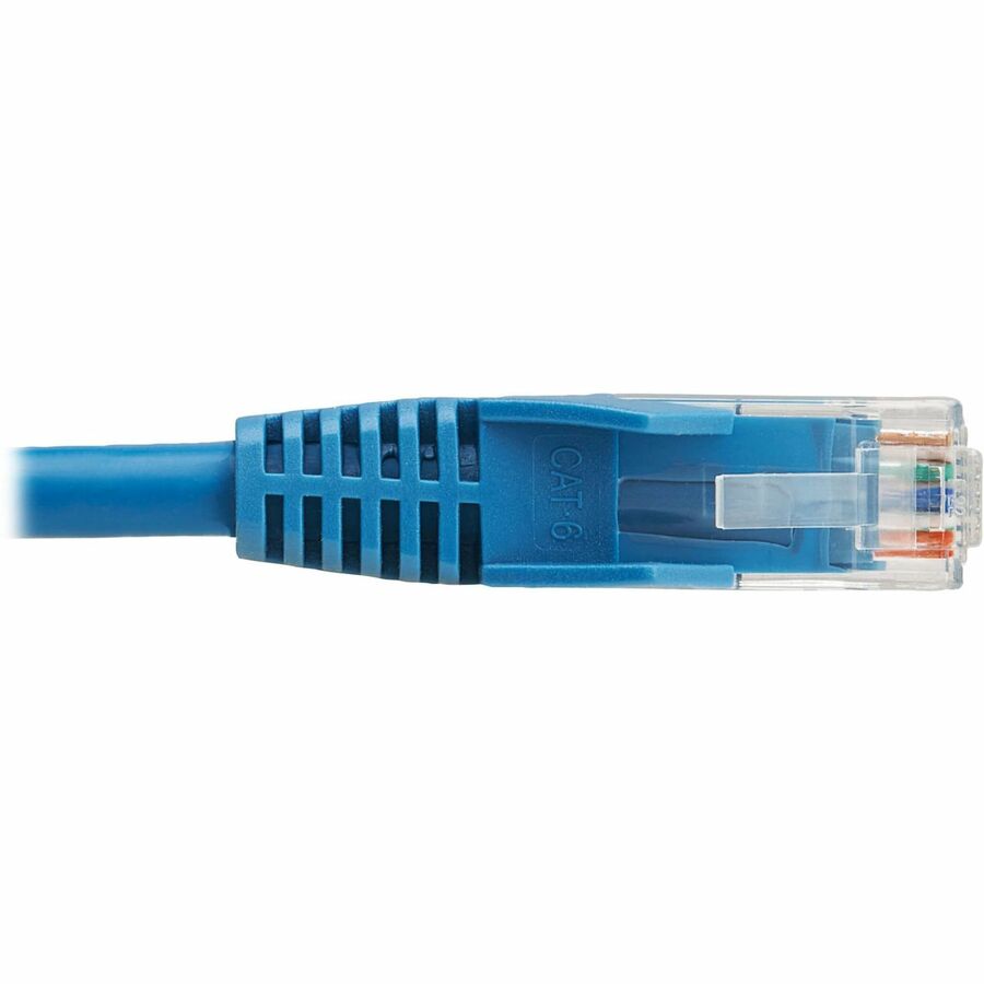 Eaton Tripp Lite Series Cat6 Gigabit Snagless Molded UTP Ethernet Cable (RJ45 M/M), PoE, LSZH, Blue, 0.5 m (1.6 ft.)