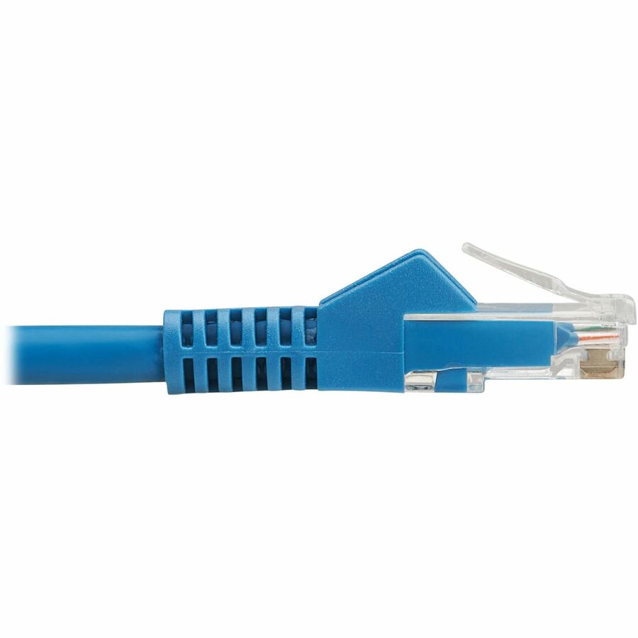 Eaton Tripp Lite Series Cat6 Gigabit Snagless Molded UTP Ethernet Cable (RJ45 M/M), PoE, LSZH, Blue, 0.5 m (1.6 ft.)