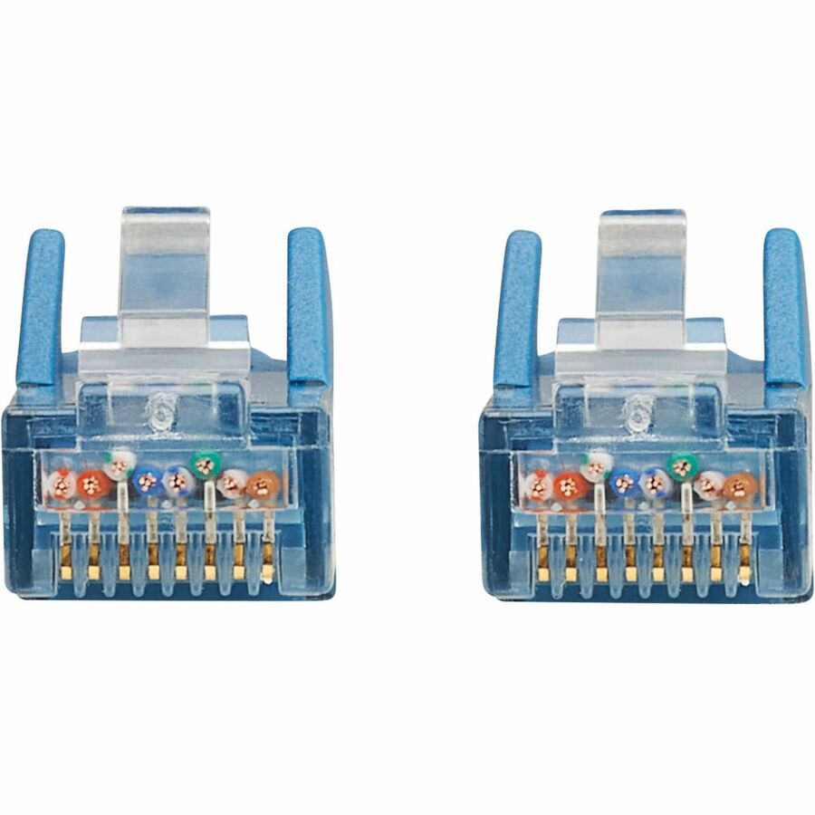 Eaton Tripp Lite Series Cat6 Gigabit Snagless Molded UTP Ethernet Cable (RJ45 M/M), PoE, LSZH, Blue, 0.5 m (1.6 ft.)