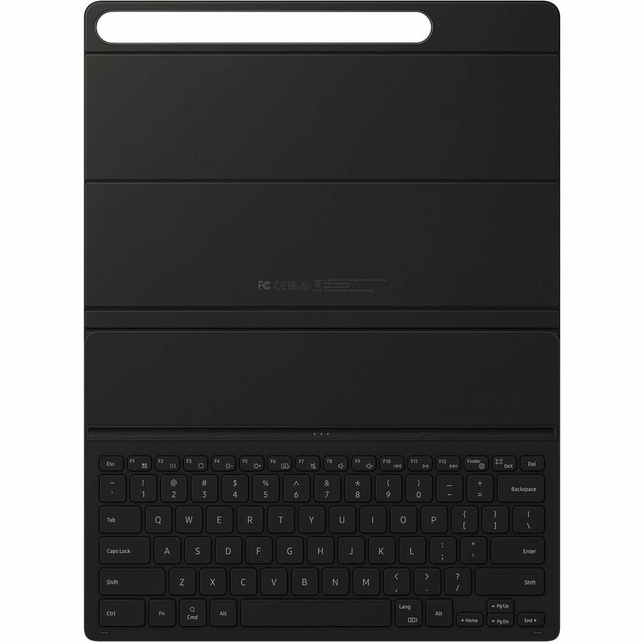 Samsung Book Cover Keyboard/Cover Case (Book Fold) Samsung Galaxy Tab S9+ Tablet, Stylus - Black