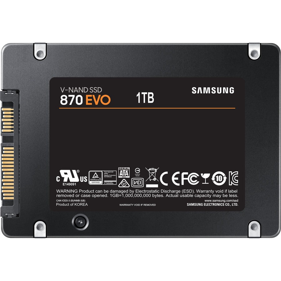 Samsung-IMSourcing 870 EVO MZ-77E1T0BW 1 TB Solid State Drive - 2.5