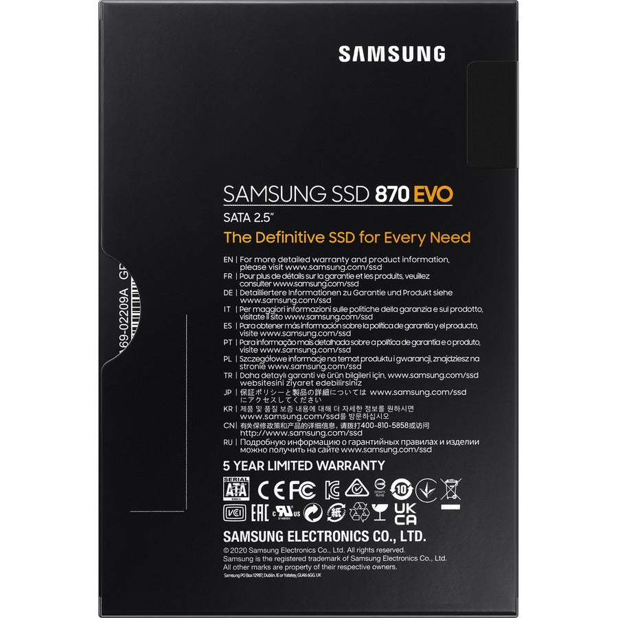 Samsung-IMSourcing 870 EVO MZ-77E1T0BW 1 TB Solid State Drive - 2.5