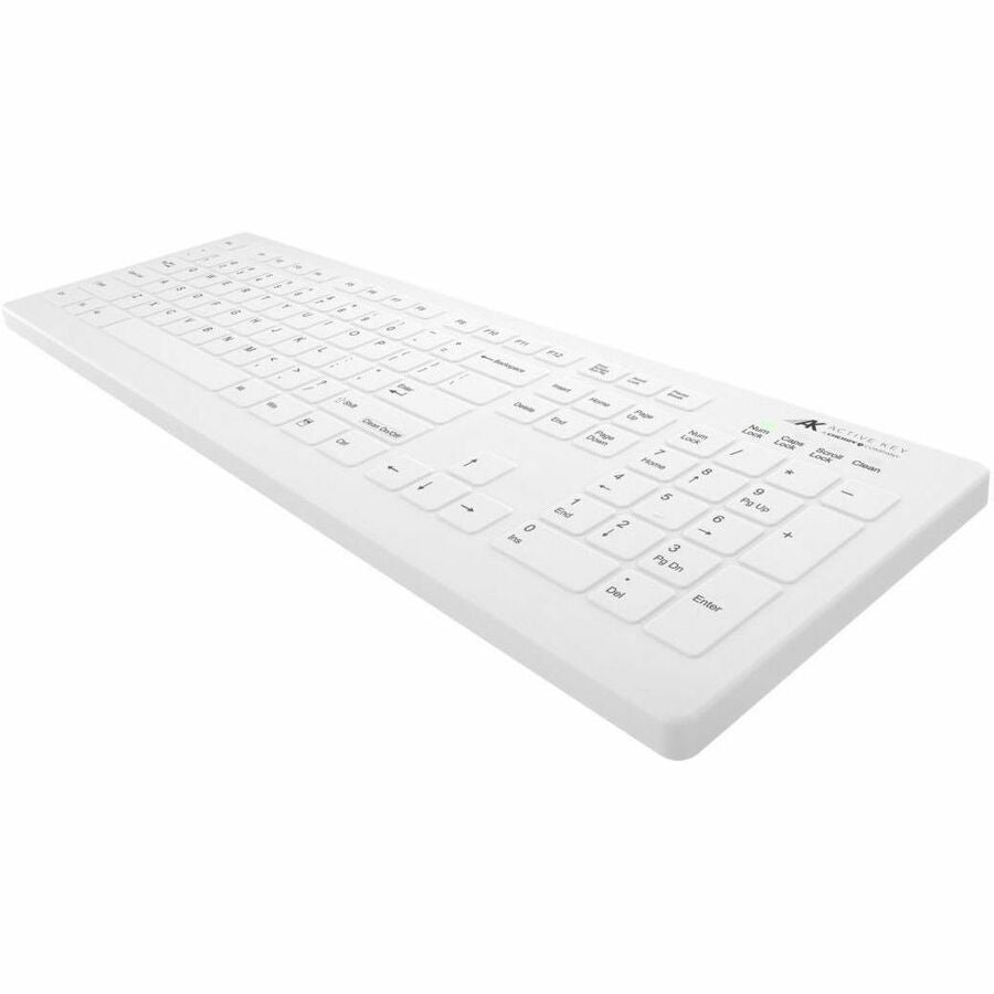 CHERRY AK-C8112 Medical Keyboard Wireless, Disinfectable, Full Sized, White