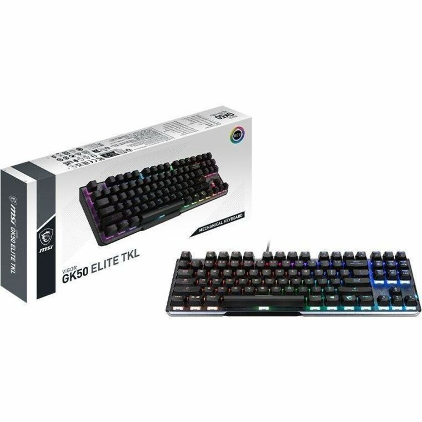 MSI Vigor GK50 ELITE TKL LL US Gaming Keyboard