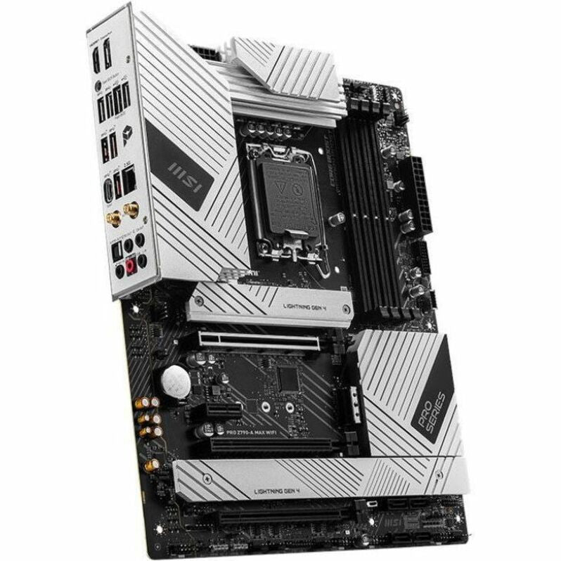 MSI PRO Z790-A MAX WIFI Gaming Desktop Motherboard - Intel Z790 Chipset - Socket LGA-1700 - ATX